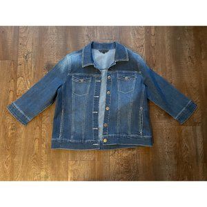 Baccini Denim Button-Down Jacket